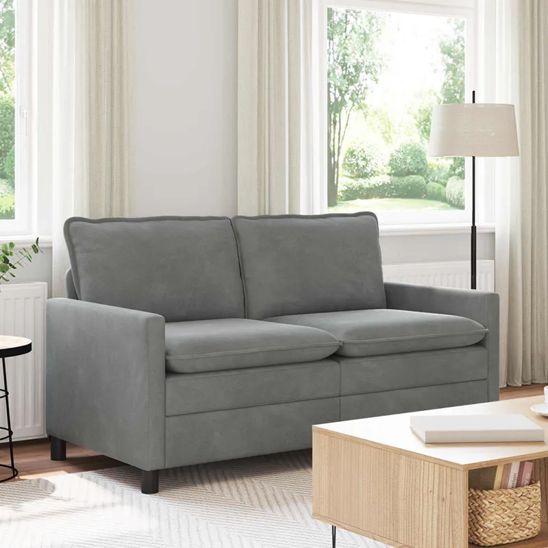 Sofa Tamsiai pilka 156 x 81 x 87,5 cm Aksomas