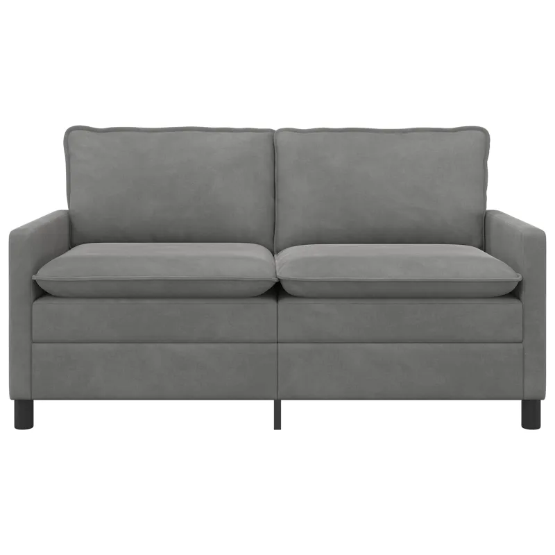 Sofa Tamsiai pilka 156 x 81 x 87,5 cm Aksomas