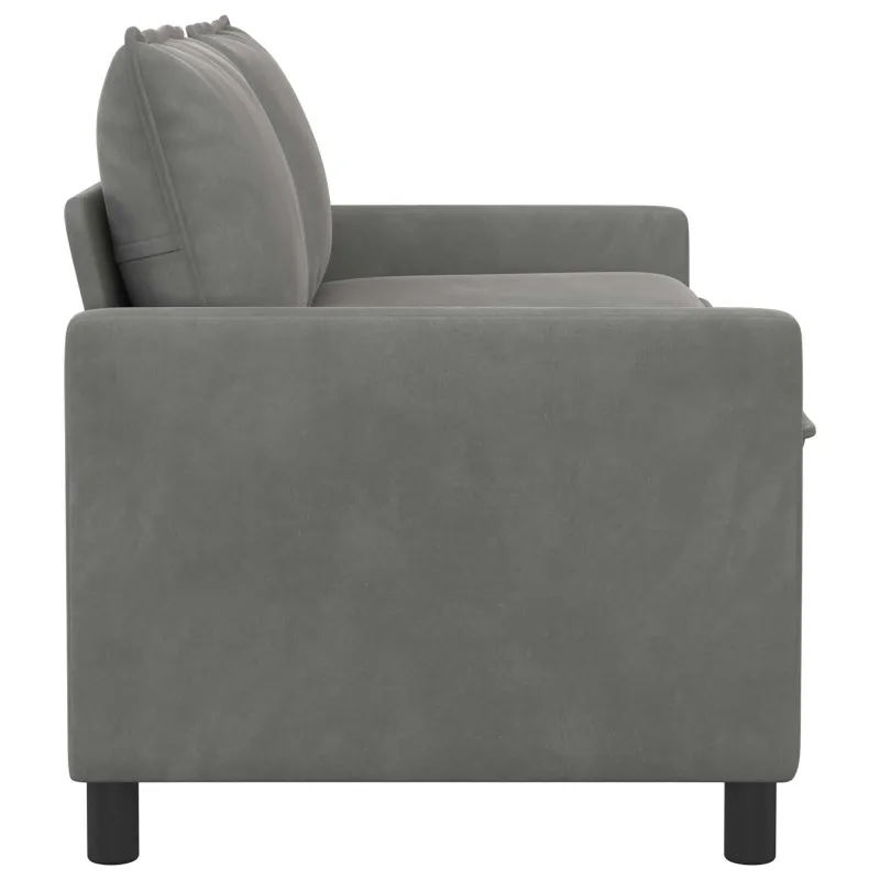 Sofa Tamsiai pilka 156 x 81 x 87,5 cm Aksomas