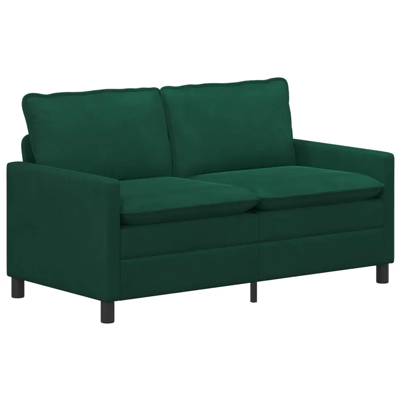 Sofa Tamsiai žalia 156 x 81 x 87,5 cm Aksomas