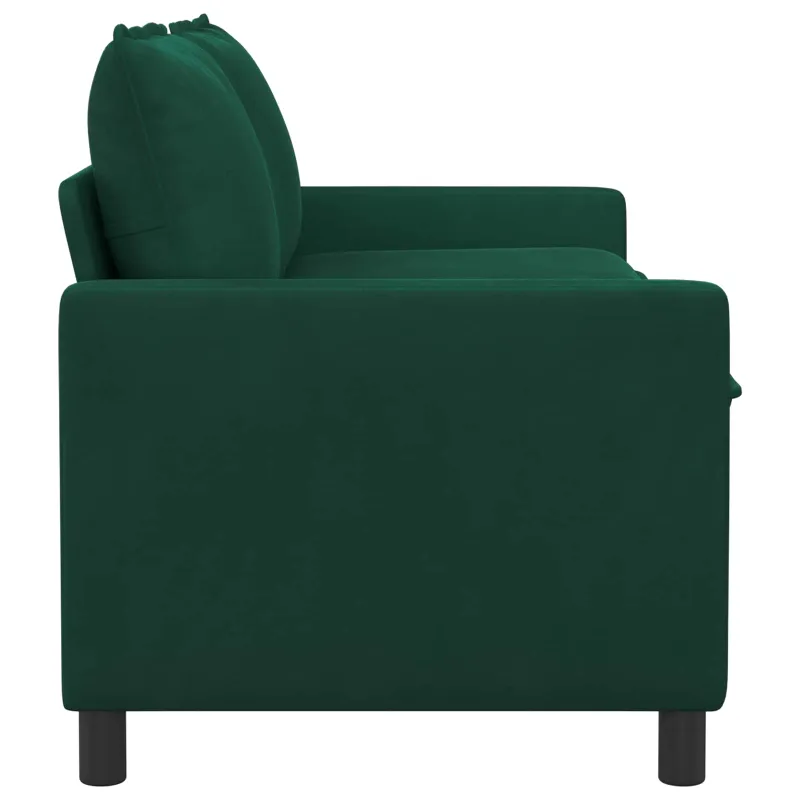 Sofa Tamsiai žalia 156 x 81 x 87,5 cm Aksomas