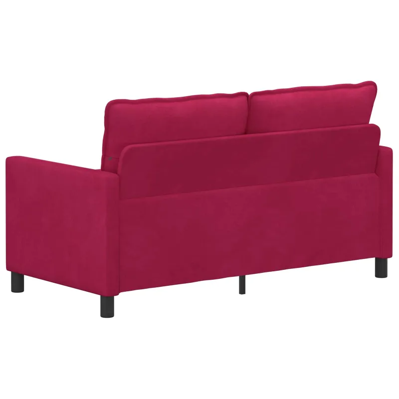 Sofa Vyno raudona 156 x 81 x 87,5 cm Aksomas