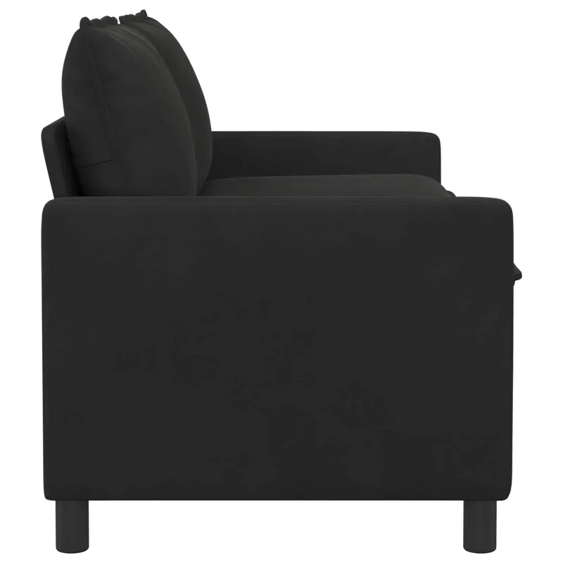 Sofa Juoda 156 x 81 x 87,5 cm Aksomas