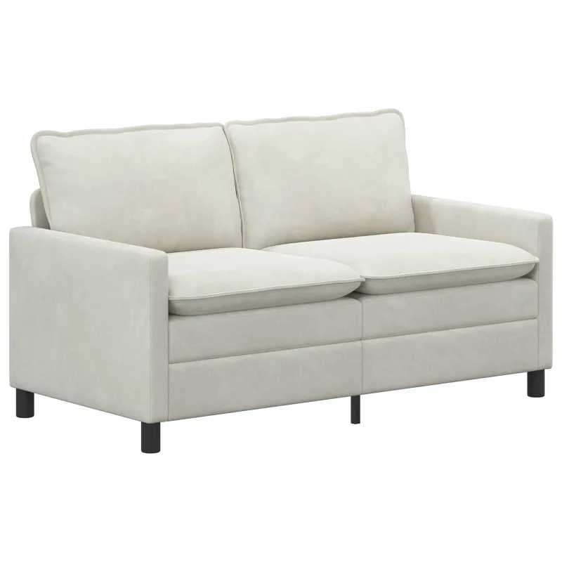 Sofa Kreminė 156 x 81 x 87,5 cm Aksomas