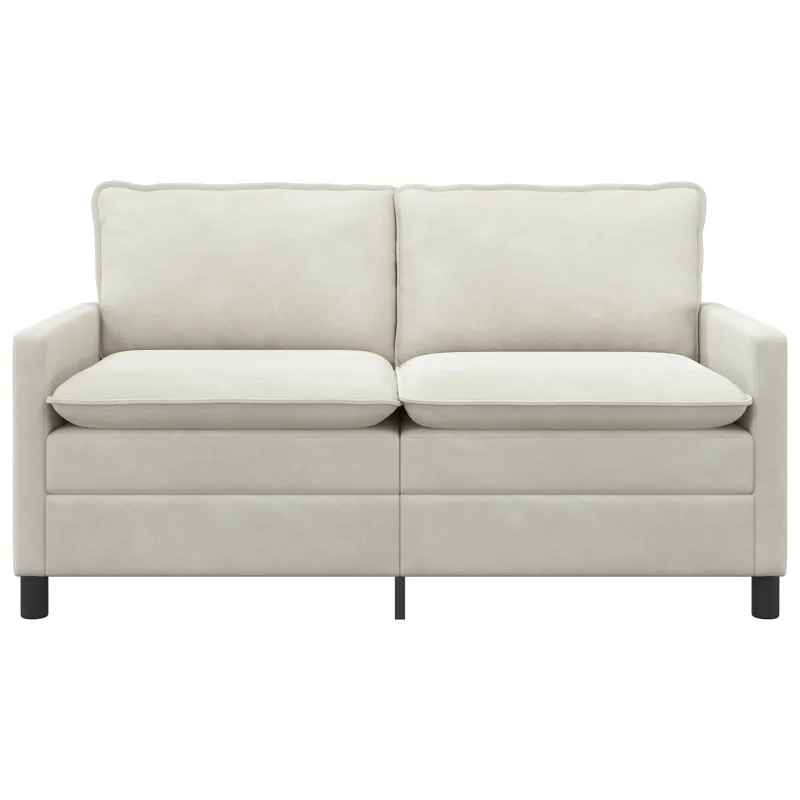 Sofa Kreminė 156 x 81 x 87,5 cm Aksomas