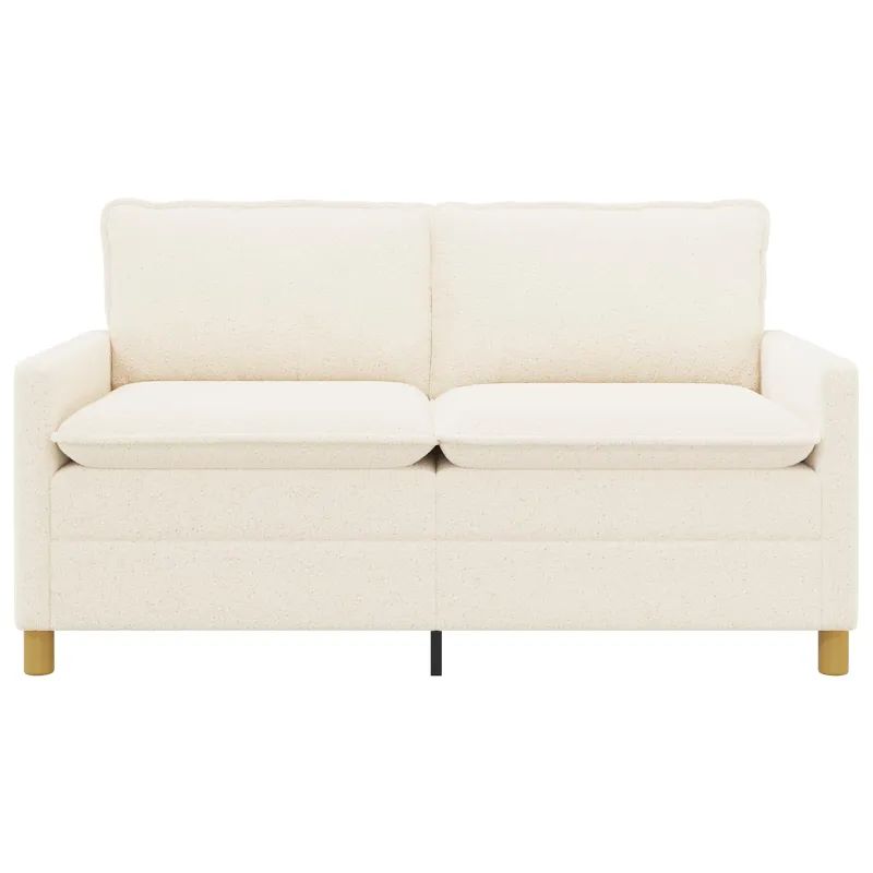 Sofa Kreminė 156 x 81 x 87,5 cm Audinys