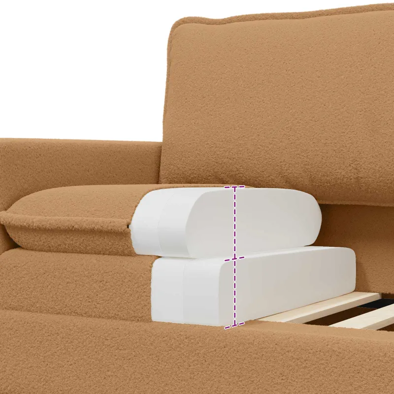 Sofa Smėlio 156 x 81 x 87,5 cm Audinys