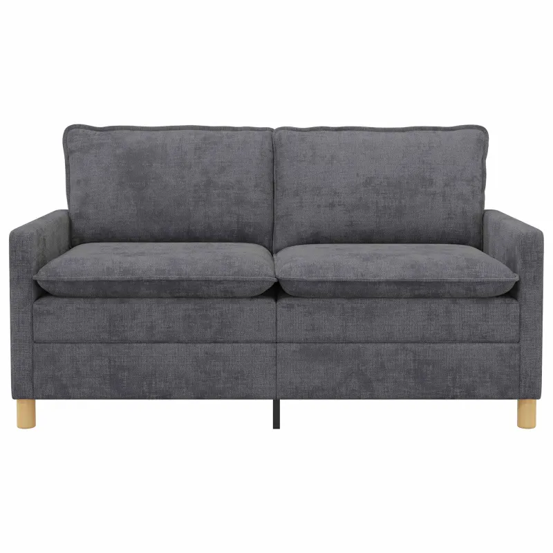 Sofa Tamsiai pilka 156 x 81 x 87,5 cm Poliesteris