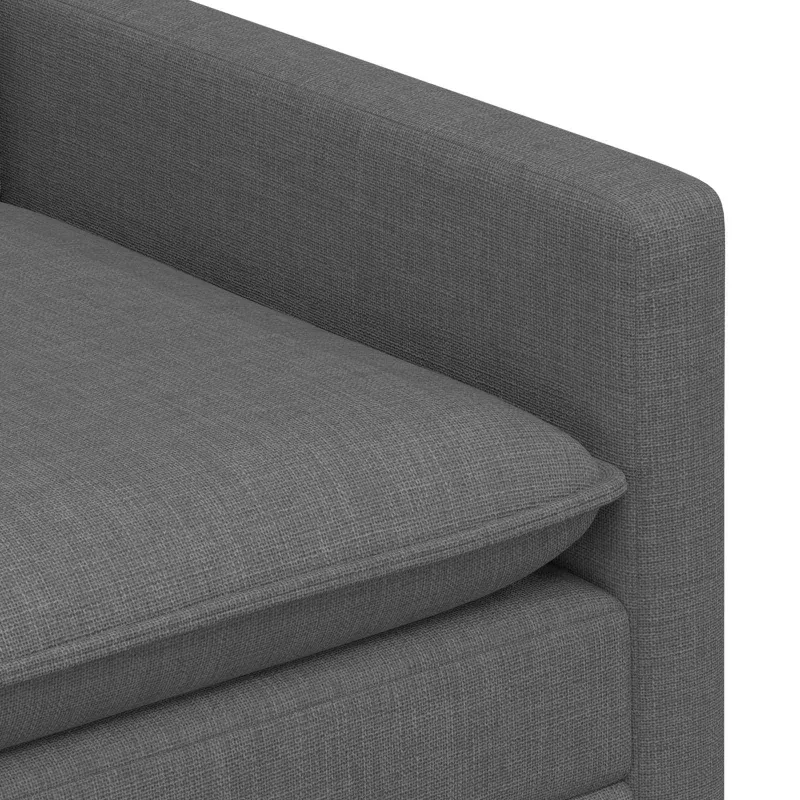 Sofa Tamsiai pilka 196 x 81 x 87,5 cm Audinys