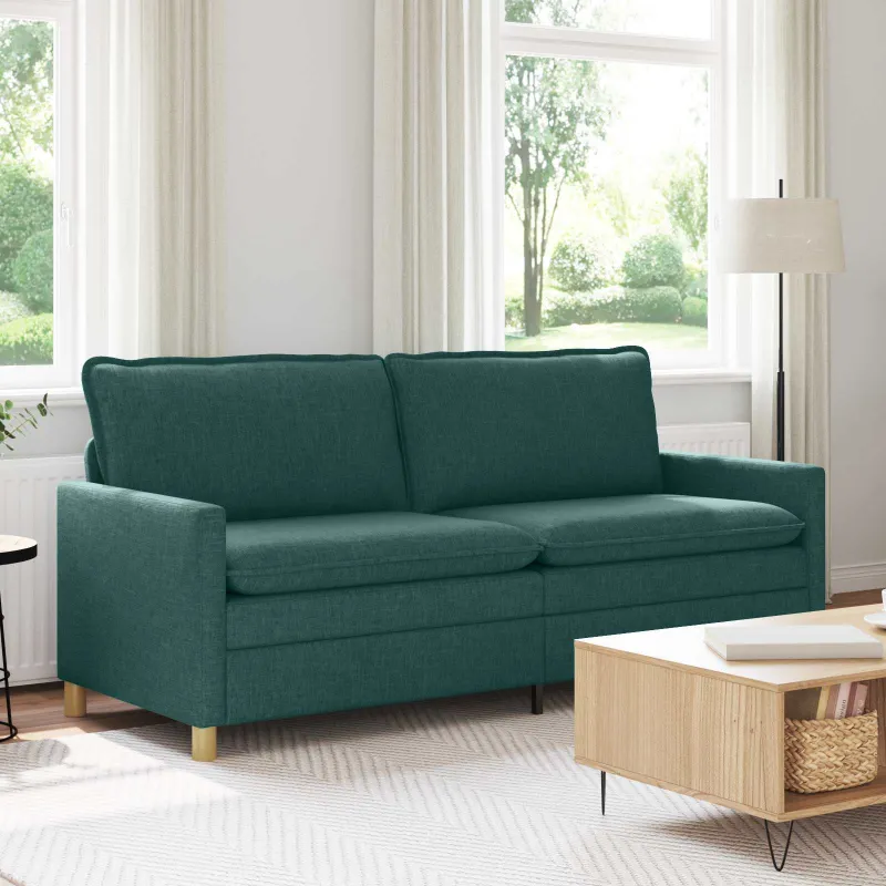 Sofa Tamsiai žalia 196 x 81 x 87,5 cm Audinys