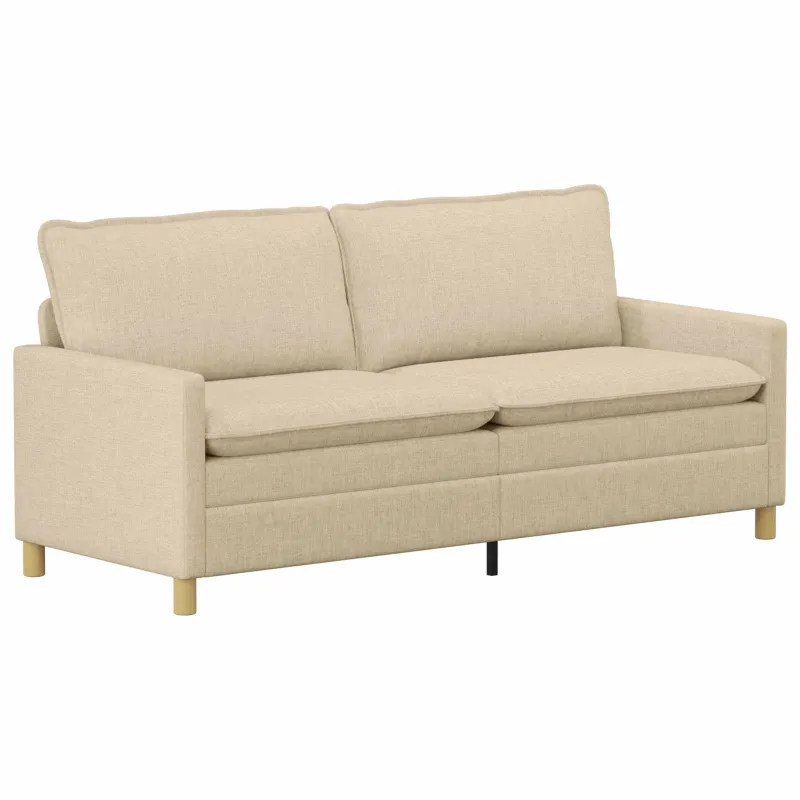 Sofa Kreminė 196 x 81 x 87,5 cm Audinys