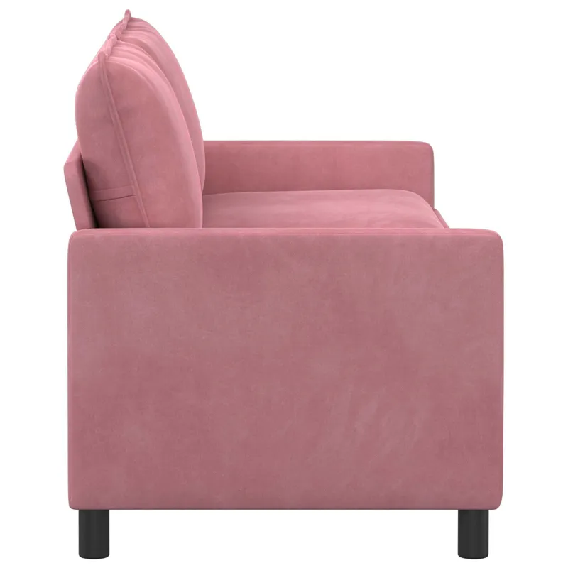 Sofa Rožinė 196 x 81 x 87,5 cm Aksomas