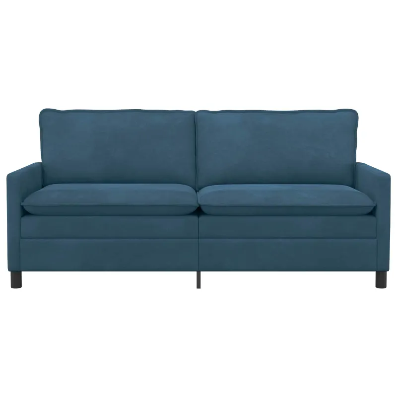 Sofa Mėlyna 196 x 81 x 87,5 cm Aksomas