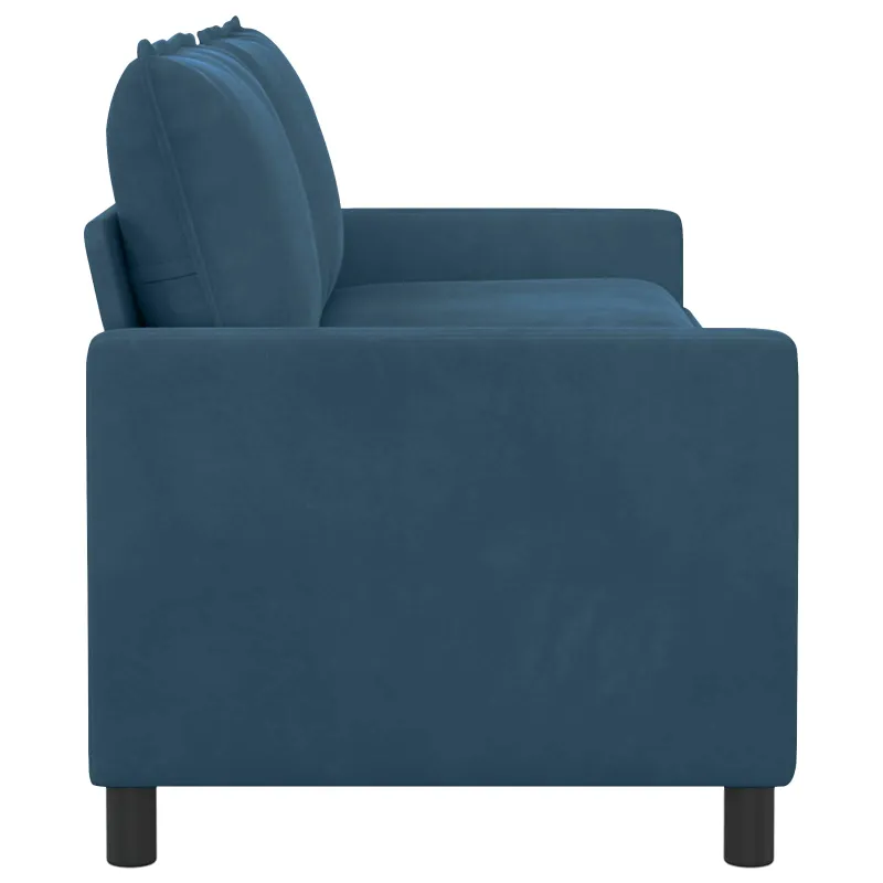 Sofa Mėlyna 196 x 81 x 87,5 cm Aksomas