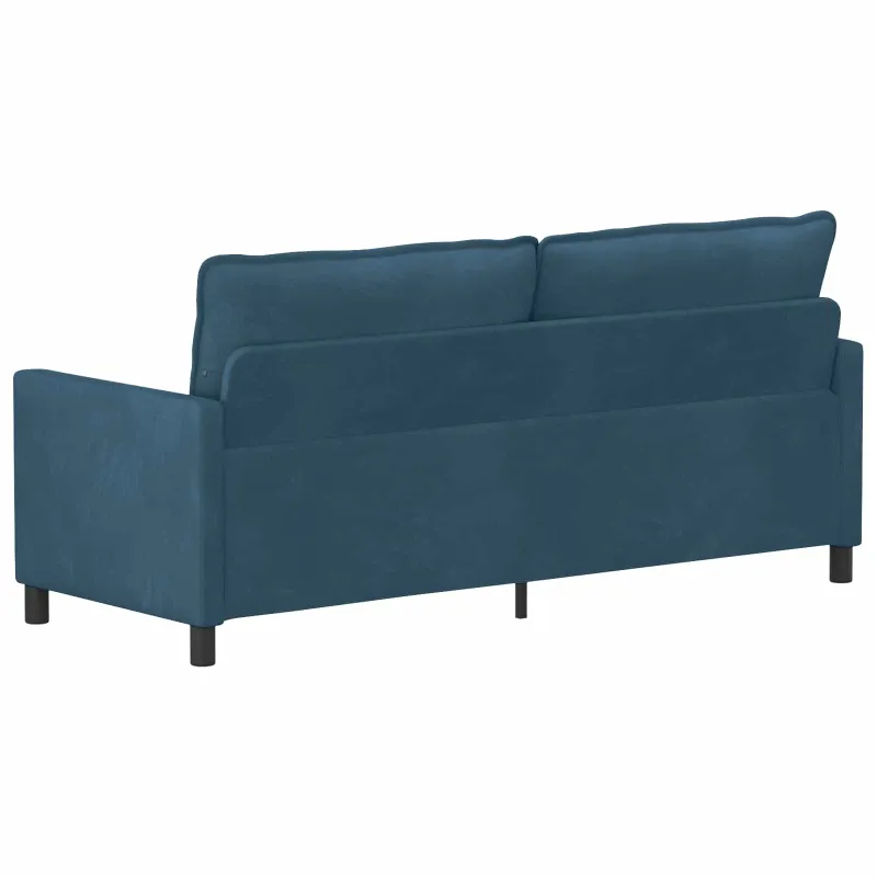 Sofa Mėlyna 196 x 81 x 87,5 cm Aksomas