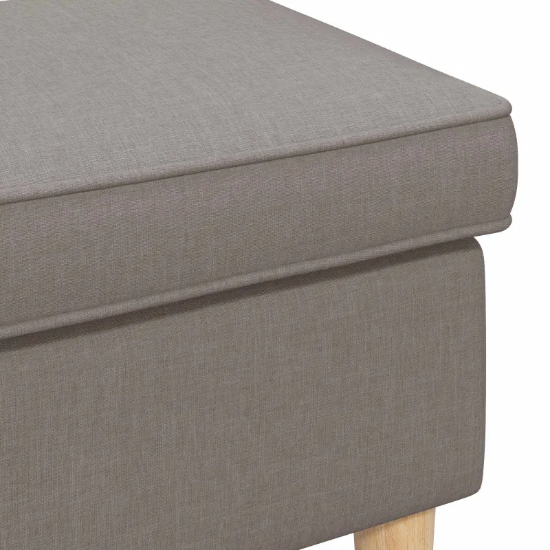 Pėdų staliukas Taupe 55 x 35 x 41 cm Poliesteris