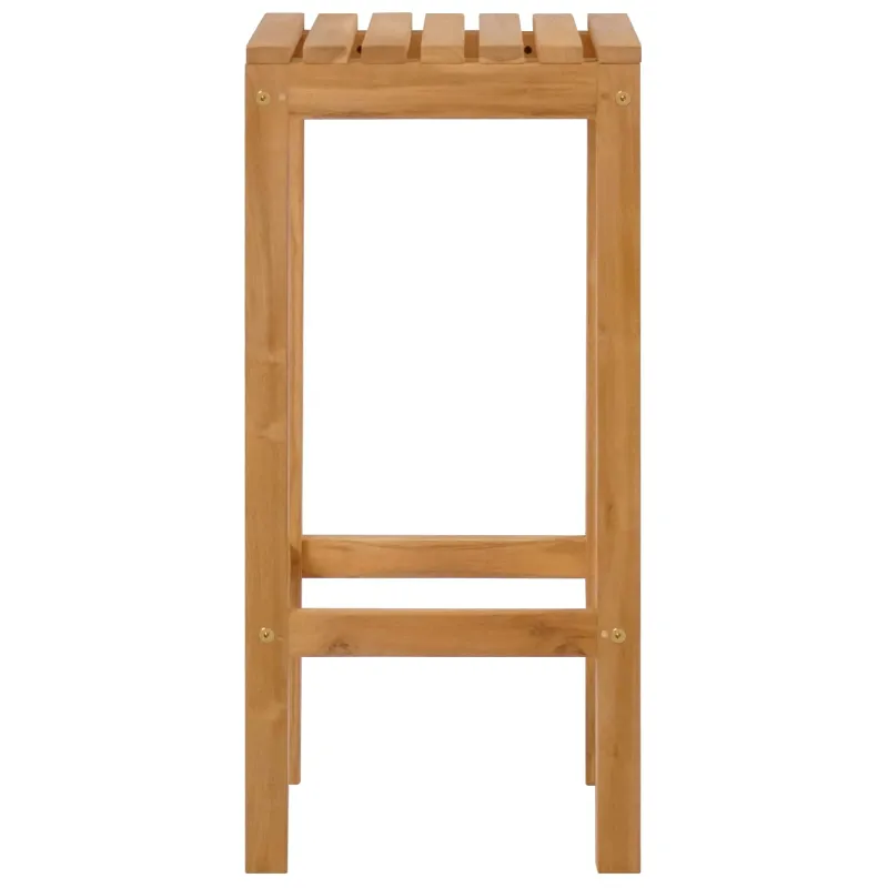 Baro taburetė 4 pcs Natūrali Kieto teka medžio