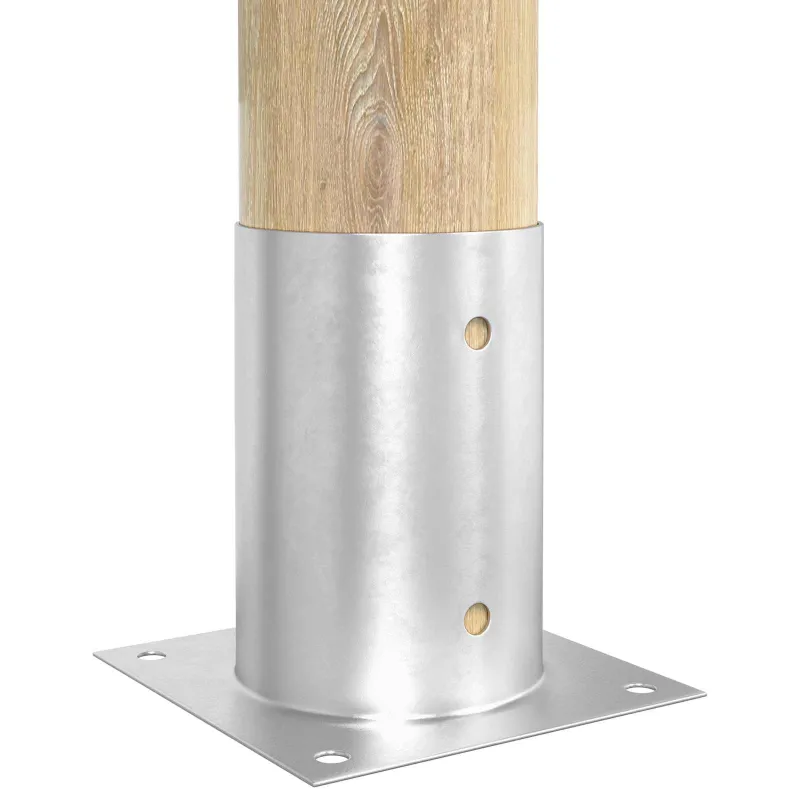 Apvalus žemės inkaras 4 pcs Sidabrinė 15 x 15 x 15 cm Metalas