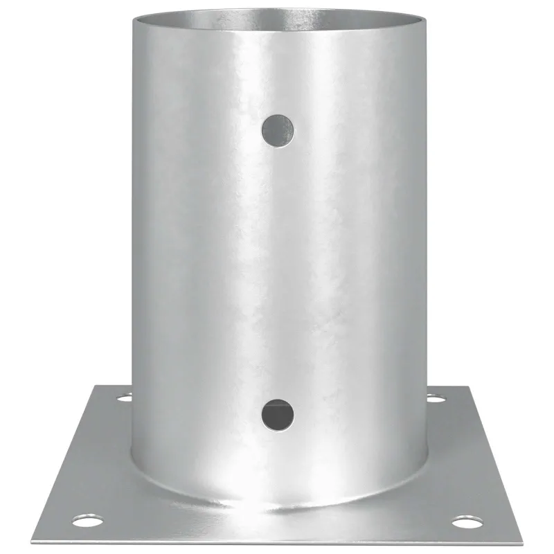 Apvalus žemės inkaras 4 pcs Sidabrinė 15 x 15 x 15 cm Metalas