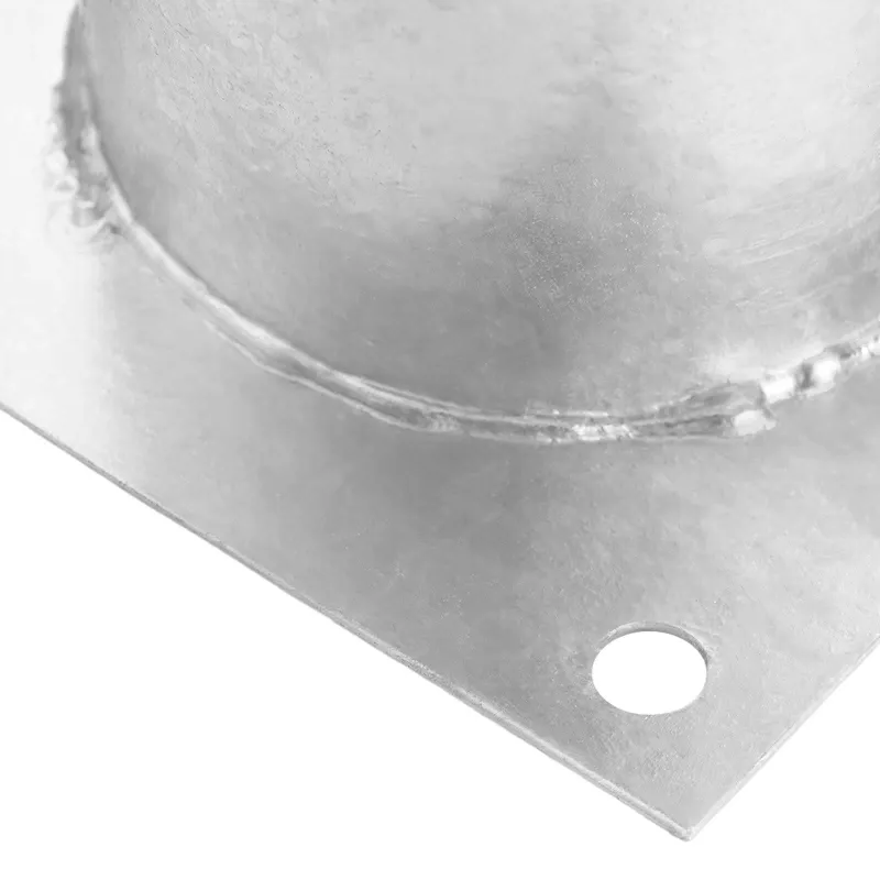 Apvalus žemės inkaras 4 pcs Sidabrinė 15 x 15 x 15 cm Metalas