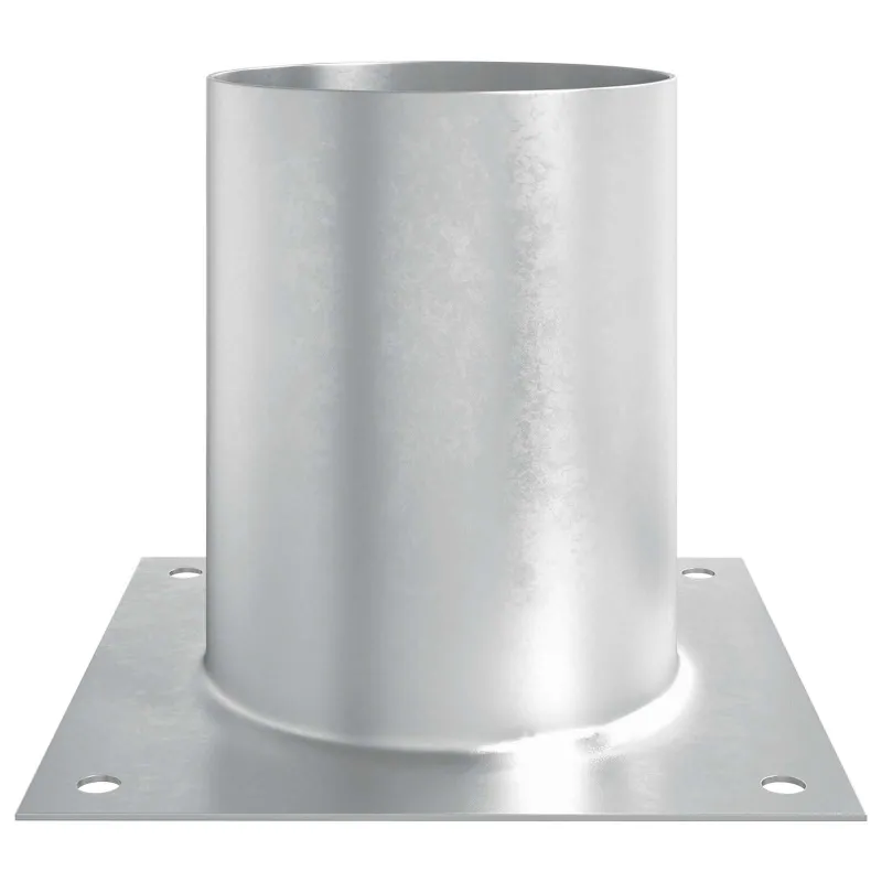 Apvalus žemės inkaras 4 pcs Sidabrinė 18 x 18 x 15 cm Metalas