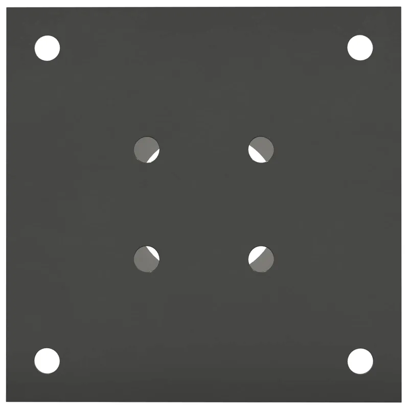 Apvalus žemės inkaras 4 pcs Antracito 15 x 15 x 15 cm Metalas