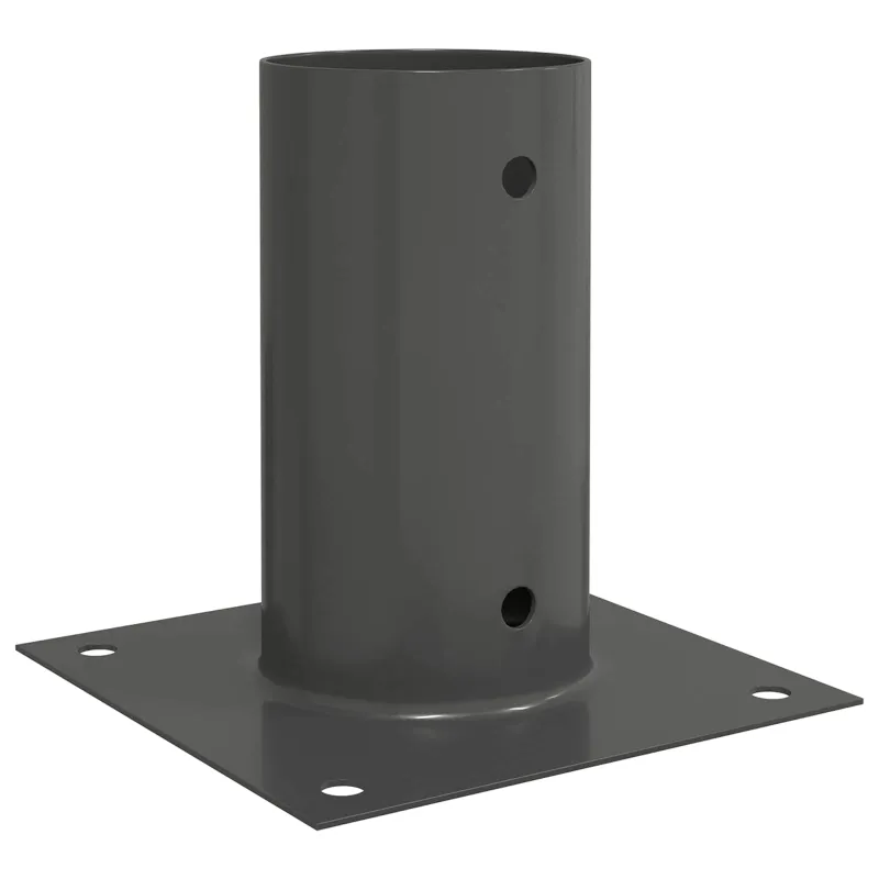 Apvalus žemės inkaras 12 pcs Antracito 15 x 15 x 15 cm Metalas