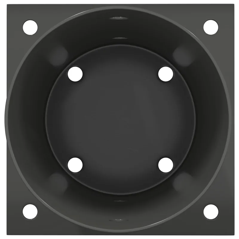 Apvalus žemės inkaras 4 pcs Antracito 15 x 15 x 15 cm Metalas