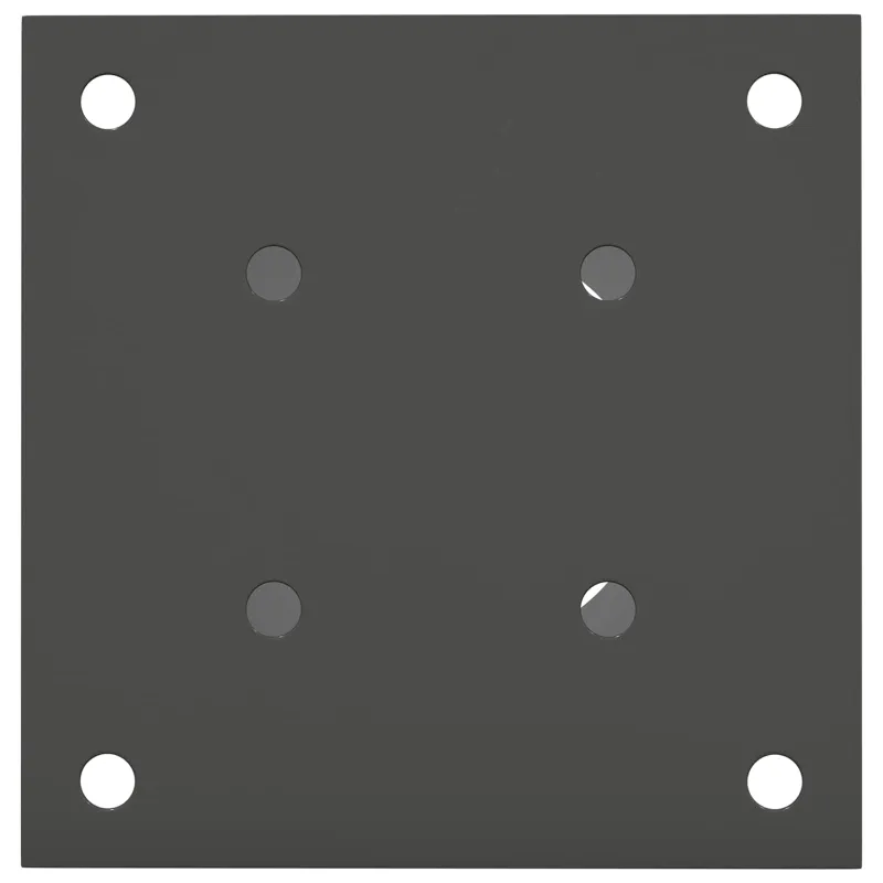 Apvalus žemės inkaras 4 pcs Antracito 15 x 15 x 15 cm Metalas