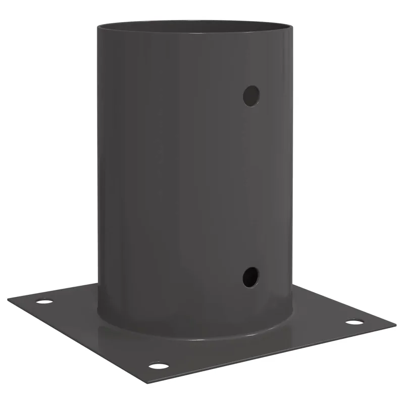 Apvalus žemės inkaras 12 pcs Antracito 15 x 15 x 15 cm Metalas