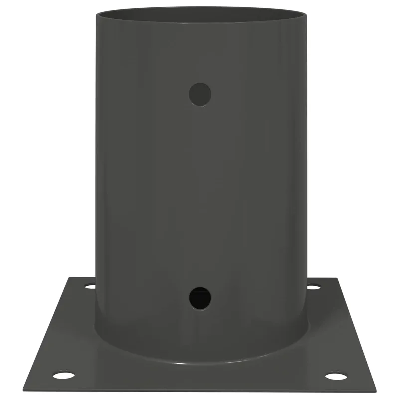 Apvalus žemės inkaras 12 pcs Antracito 15 x 15 x 15 cm Metalas