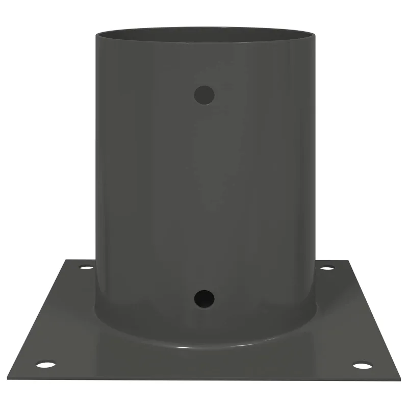 Apvalus žemės inkaras 4 pcs Antracito 18 x 18 x 15 cm Metalas