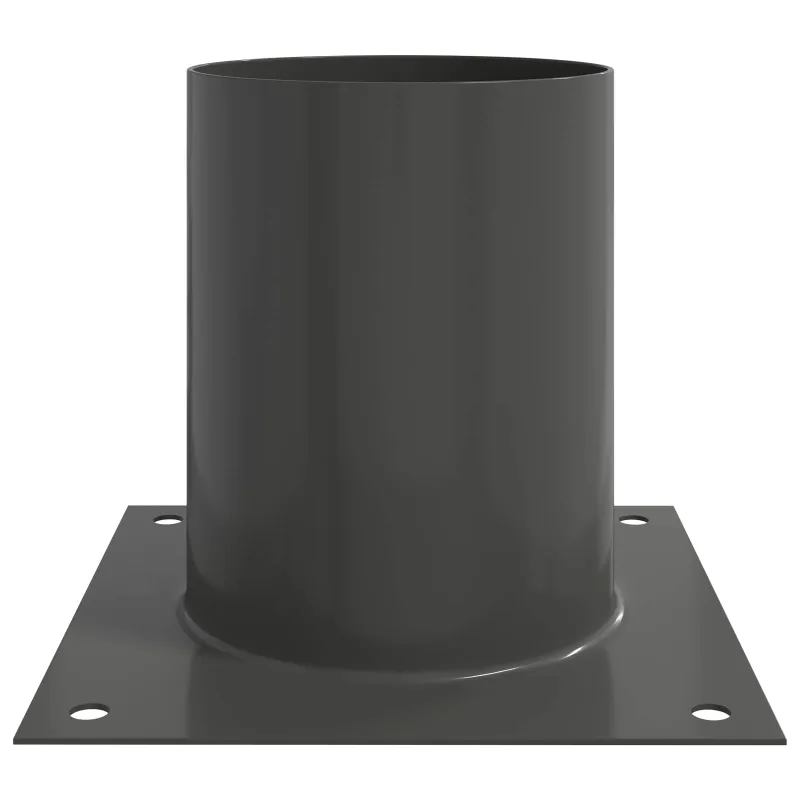 Apvalus žemės inkaras 4 pcs Antracito 18 x 18 x 15 cm Metalas