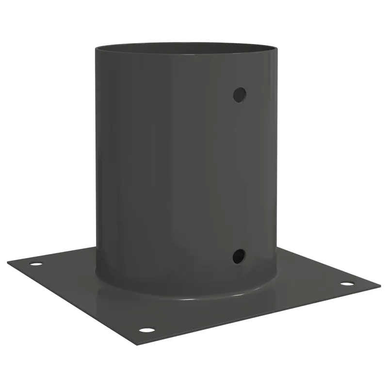 Apvalus žemės inkaras 12 pcs Antracito 18 x 18 x 15 cm Metalas
