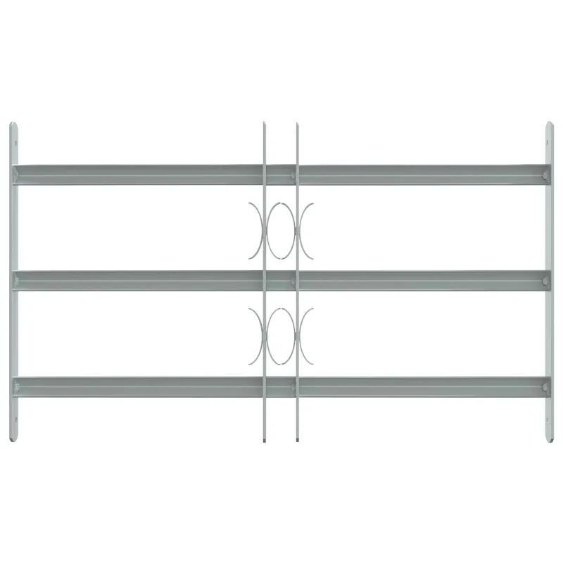 Langų saugos grotelės su 3 skersinėmis 3 pcs 430-740 mm