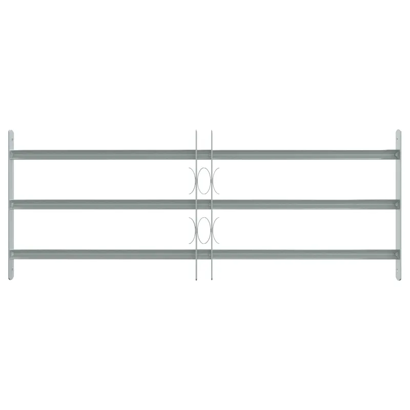 Langų saugos grotelės su 3 skersinėmis 3 pcs 630-1140 mm
