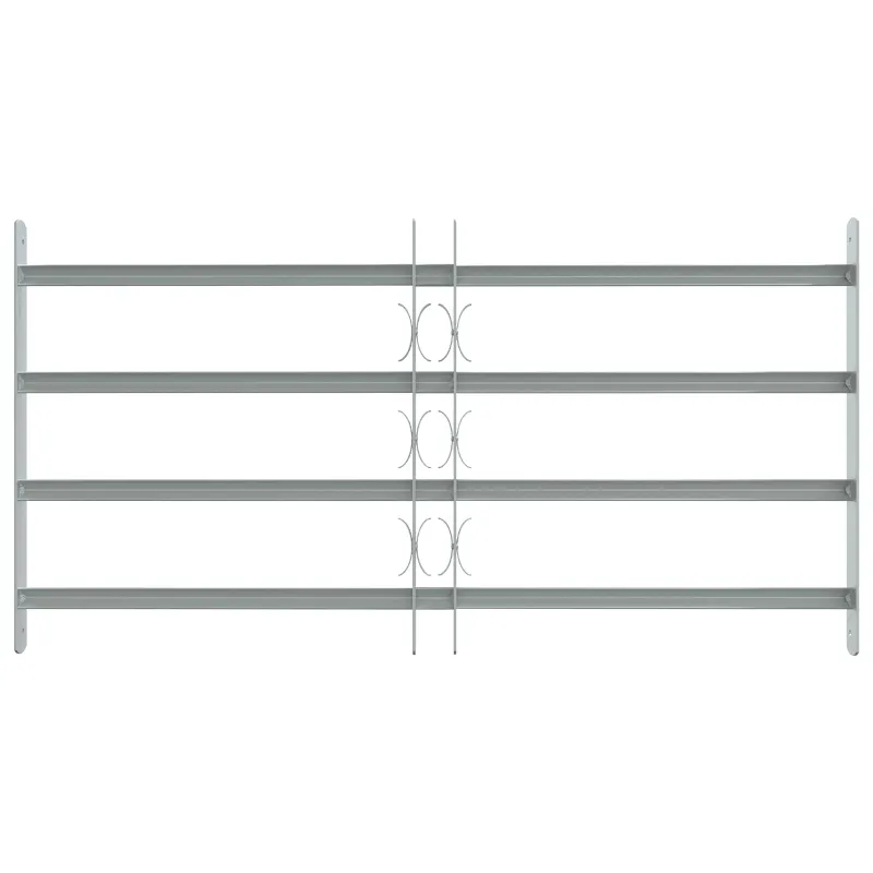 Saugumo grotelės langams su 4 kryžmėmis 3 pcs 630-1140 mm