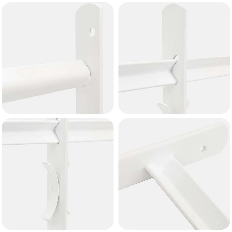 Langų saugos grotelės su 3 skersinėmis 3 pcs 63-114 cm