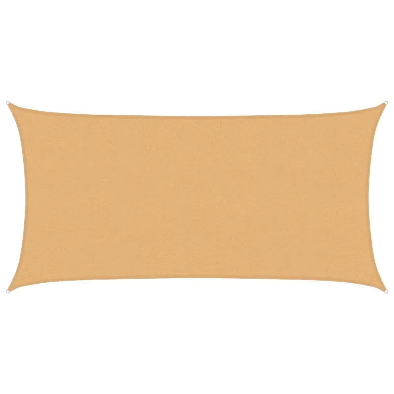Saulės šešėlio audinys Smėlio 2,5 x 6 m HDPE