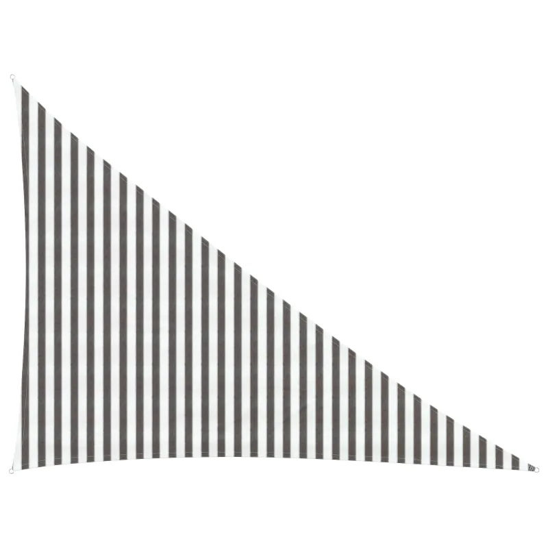 Saulės šešėlio audinys Šviesiai pilka ir balta. 3 x 4 x 5 m