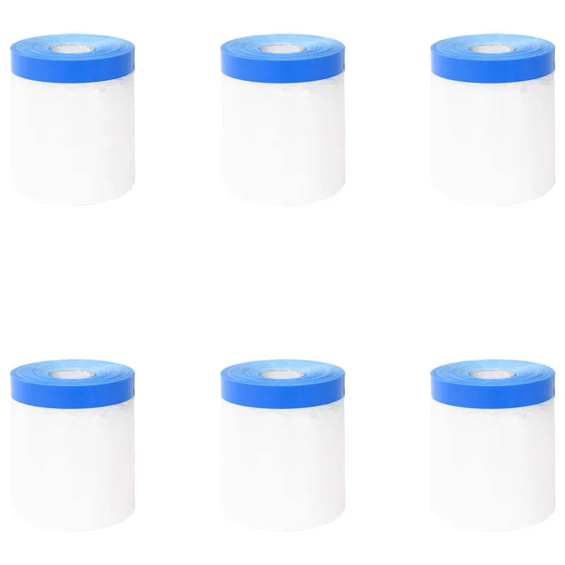 Maskavimo filmas su lipnia juosta 6 pcs Skaidrūs ir mėlyni