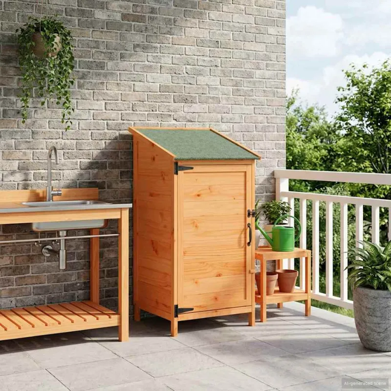 Sodo Sandėlys Ruda 59 x 56 x 113,5 cm Apdirbta mediena