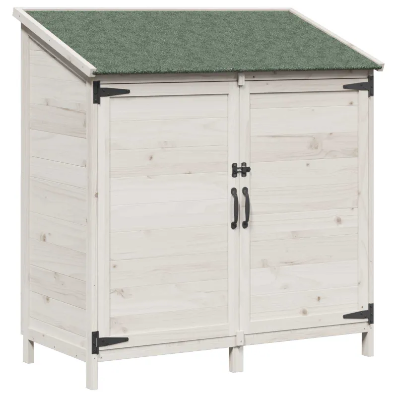 Sodo Sandėlys Balta 106,5 x 56 x 113,5 cm Apdirbta mediena