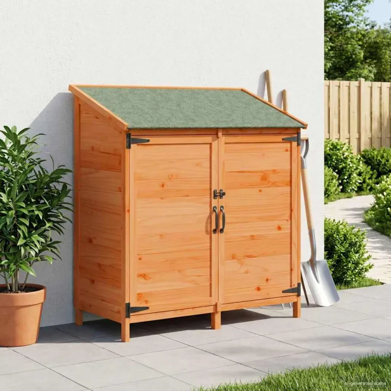 Sodo Sandėlys Ruda 106,5 x 56 x 113,5 cm Apdirbta mediena