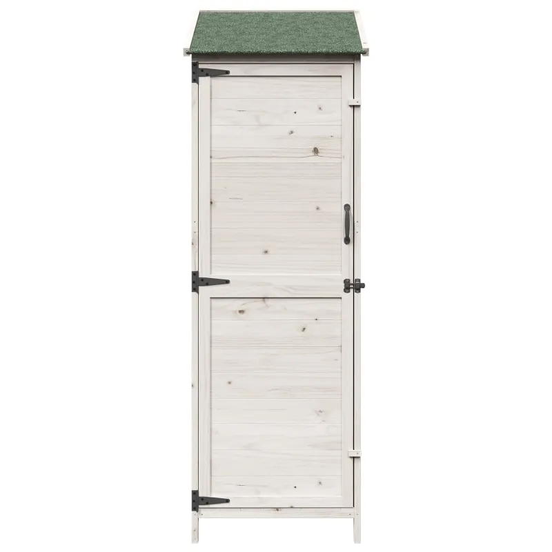 Sodo Sandėlys Balta 59,5 x 56 x 176,5 cm Apdirbta mediena