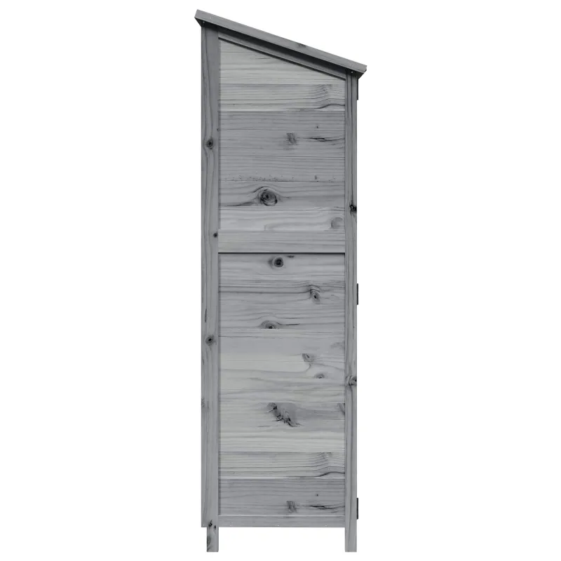 Sodo Sandėlys Pilka 59,5 x 56 x 176,5 cm Apdirbta mediena