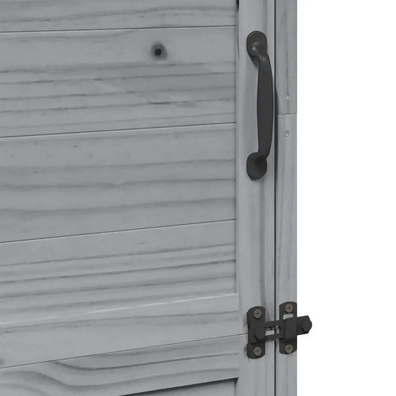 Sodo Sandėlys Pilka 59,5 x 56 x 176,5 cm Apdirbta mediena