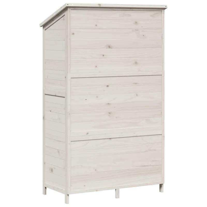 Sodo Sandėlys Balta 106,5 x 56 x 176 cm Apdirbta mediena