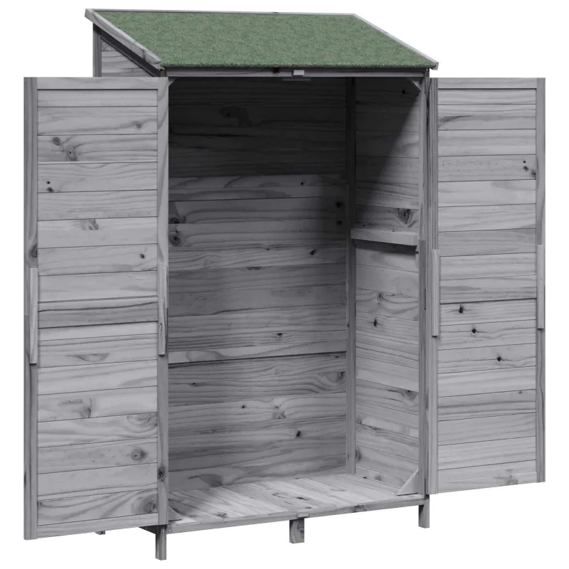Sodo Sandėlys Pilka 106,5 x 56 x 176 cm Apdirbta mediena