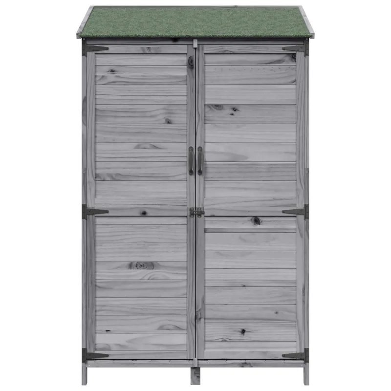 Sodo Sandėlys Pilka 106,5 x 56 x 176 cm Apdirbta mediena